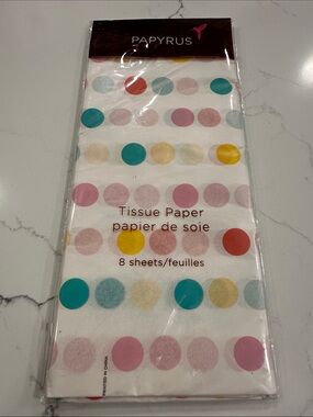 Papyrus Polka Dot Tissue Paper in Pastels